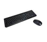M CK-2012W/N clavier Souris incluse Universel RF sans fil AZERTY Français Noir