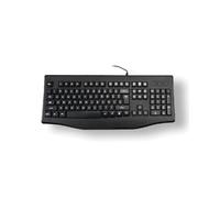 M CK-294/N Clavier Universel AZERTY Noir, Filaire USB, Pavé Numérique, Touches Windows, Dimensions 462x195x32mm, Câble 1.5m