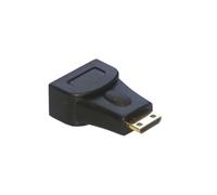 M daptateur CG-284 : HDMI Type A Femelle vers Mini-HDMI Type C Mâle, Noir - Support HDMI & HDCP, Connecteurs Plaqué Or