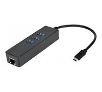 MCL Samar Adaptateur réseau USB-C avec 3x USB 3.0