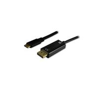 M ble adaptateur - 24 pin USB-C (M) pour DisplayPort (M) - USB 3.1 / DisplayPort 1.4 - 1.8 m - support pour 8K UHD (7680 x 4320)