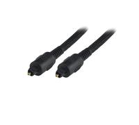 M ble Audio Optique Toslink 5m Noir - Connecteurs Plaqué Or - Diamètre 6.5mm - MC760HQ-5M