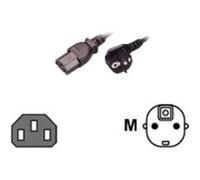 MCL Samar Câble d'alimentation CEE 7/7 mâle vers IEC 60320 C13 – 3 m – Noir