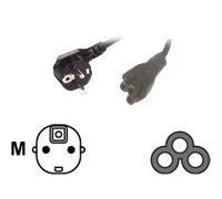 MCL - câble d'alimentation - power CEE 7/7 pour IEC 60320 C5 - 2 m