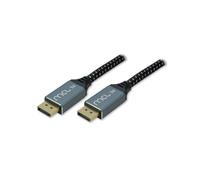 MCL - Câble DisplayPort - DisplayPort (M) - DisplayPort 1.4 - 3 m - support 8K60Hz (7680 x 4320) - noir, blanc
