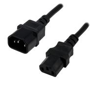 M able Electric male/female 5m Noir Coupleur C14 Coupleur C13