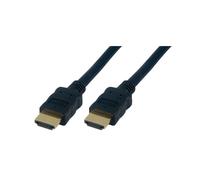 MCL Câble HDMI MC385-1M 1m Noir - HDMI Type A (Standard) Mâle/Mâle - High Speed with Ethernet, 3D, 4K, Audio Return Channel (ARC)