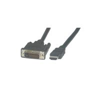 MCL Câble HDMI vers DVI-D (24+1) 2m - Liaison Audio/Vidéo, Connecteurs 19 Broches, Référence MC381-2M