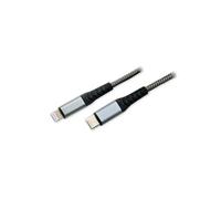 MCL SAMAR MCL MC923-1C/LIZ-1M, 1 m, Lightning, USB C, Mâle, Mâle, Gris
