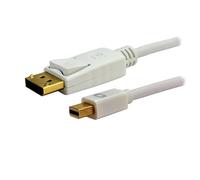 MCL Câble Mini DisplayPort mâle / DisplayPort mâle 4K2K - 2m Blanc