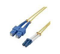 MCL Duplex SINGLEMODE OPTICALGARTER OS2 9/125 - SC/LC 10M