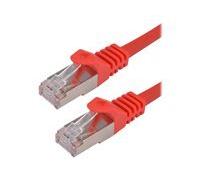 Câble réseau RJ45 100% cuivre CAT 7 S/FTP LSZH - 3m Rouge