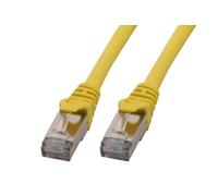 MCL Câble réseau Cat 6A S/FTP LSZH Jaune 3 m