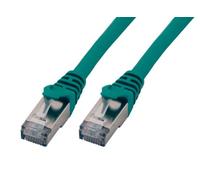 MCL Câble réseau Cat 6a S/FTP Vert 2 m