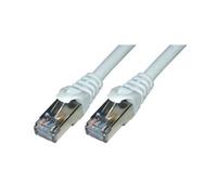MCL Câble Réseau Cat6 Gris 1.5m RJ45 Mâle/Mâle - Feuillard, 100% Cuivre, Contacts Dorés, EIA/TIA 568B - FCC6BM-1.5M