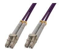 MCL - Câble réseau - LC multi-mode (M) pour LC multi-mode (M) - 5 m - 5 m - fibre optique - 50 / 125 microns - OM4 - sans halogène