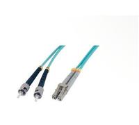 MCL - Câble réseau - LC multi-mode (M) pour ST multi-mode (M) - 1 m - 1 m - fibre optique - 50 / 125 microns - OM3