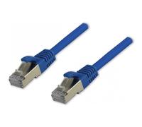 MCL - Câble réseau - RJ-45 (M) pour RJ-45 (M) - 2 m - SFTP - CAT 8.1 - sans halogène - bleu