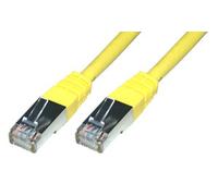 MCL Cable RJ45 Cat6 0.5m Yellow câble de réseau Jaune 0,5 m