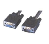 MCL Cable SVGA HD15 Male/Female 2m, 2 m, VGA (D-Sub), VGA (D-Sub), Mâle/Femelle, HD15 MC341-2M