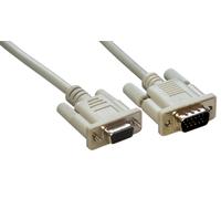 M able SVGA HD15 Male/Female 2m câble VGA VGA (D-Sub) Gris