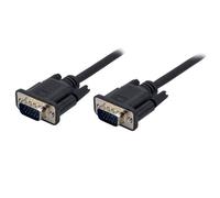 M ABLE SVGA HD15 Male/Male 3m câble VGA VGA (D-Sub) Noir