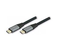 Câble Type C USB 3.2 mâle/mâle tressé Gen 2 20Gb 60W 3A - 2m