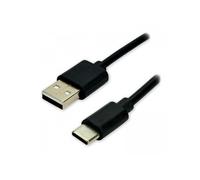 Câble USB 2.0 Type C mâle/Type A mâle Charge&Data - Noir - 1.50m