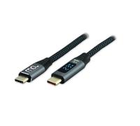 Câble Type C mâle /mâle tressé affichage digital 100W 5A - 2m ColorBox