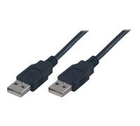 MCL - Câble USB - USB (M) pour USB (M) - 2 m - noir