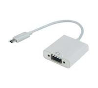 MCL Samar Adaptateur USB-C vers VGA USB 3.1 USB31-CM/40FCE 22 cm 1920 x 1080 Argent/Blanc