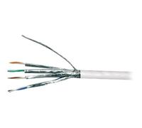 MCL Cat6A twisted pair S/FTP LSZH patch cable 100m White
