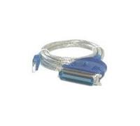 MCL Convertisseur USB vers port parallele câble parallèle Bleu 1,80 m