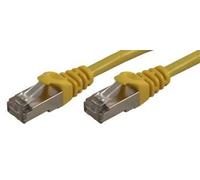 MCL Cordon de brassage RJ45 CAT 5e U/UTP - 50cm Jaune