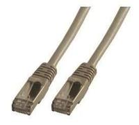 MCL Cordon de brassage - RJ45 CAT6 A F/UTP - 10 m - Gris