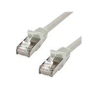 MCL - Cordon de raccordement - RJ-45 (M) pour RJ-45 (M) - 2 m - 6.2 mm - SFTP - CAT 7 - sans halogène, moulé, sans crochet - gris