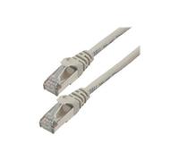 MCL - Cordon RJ45 Cat6 FCC6BM-1.5M M/M 1,5 m F/UTP moulé sans crochet gris