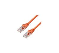 MCL - Cordon de raccordement - RJ-45 (M) pour RJ-45 (M) - 10 m - paire torsadée écrantée (F/UTP) - CAT 6a - moulé, sans crochet - orange
