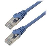 MCL - Cordon de raccordement - RJ-45 (M) pour RJ-45 (M) - 20 m - SFTP - CAT 6a - sans halogène, moulé, sans crochet - bleu G