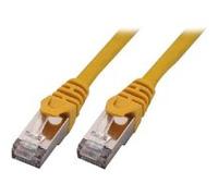 MCL - Cordon de raccordement - RJ-45 (M) pour RJ-45 (M) - 20 m - SFTP - CAT 6a - sans halogène, moulé, sans crochet - jaune G