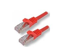 MCL - Cordon de raccordement - RJ-45 (M) pour RJ-45 (M) - 5 m - 6.2 mm - SFTP - CAT 7 - sans halogène, moulé, sans crochet - rouge