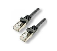 MCL - Cordon de raccordement - RJ-45 (M) pour RJ-45 (M) - 50 cm - 6.2 mm - SFTP - CAT 7 - sans halogène, moulé, sans crochet - noir
