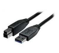 MCL Cordon USB 3.0 type A / B Mâle - 3 m - Noir