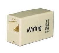 Coupleur RJ45 droit femelle/femelle, permet le raccordement de deux cordons RJ45