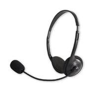 MCL Samar micro-casque CSQ-M2 sur-oreille filaire jack 3,5 mm noir