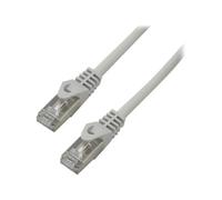 MCL Eco - Cordon de raccordement - RJ-45 (M) pour RJ-45 (M) - 1.5 m - paire torsadée écrantée (F/UTP) - CAT 6 - moulé, sans crochet, bloqué - gris