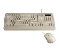MCL Samar Kit clavier + souris filaire MP3A99AACK2012BIB AZERTY USB bioplastique beige terrazzo