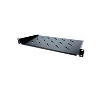 MCL 19p 1U fixed tray depth 250mm - black