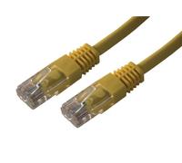 MCL - Câble réseau - RJ-45 (M) pour RJ-45 (M) - 50 cm - CAT 5e - jaune