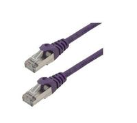 MCL FCC6BM-0.5M/VI 0.5m Cat6 F/UTP (FTP) Violet câble de réseau
